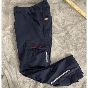 Blaklader 1642 stretch FR/AR CAT 2 Navy Blue  Cargo Work Pants 32x30